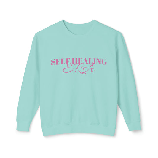 SELF HEALING ERA Lightweight Crewneck Sweatshirt