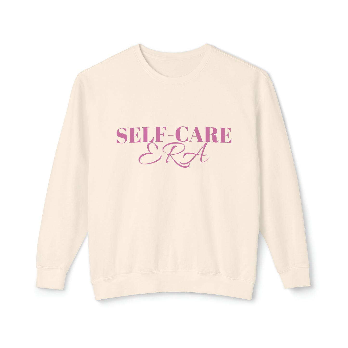 SELF CARE ERA Lightweight Crewneck Sweatshirt