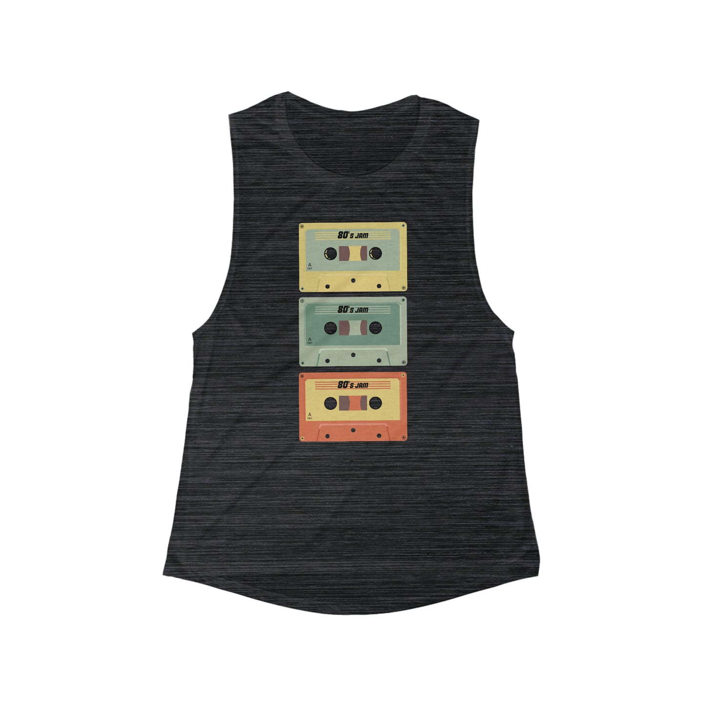 80s BABY CASSETTE Flowy Scoop Muscle Tank