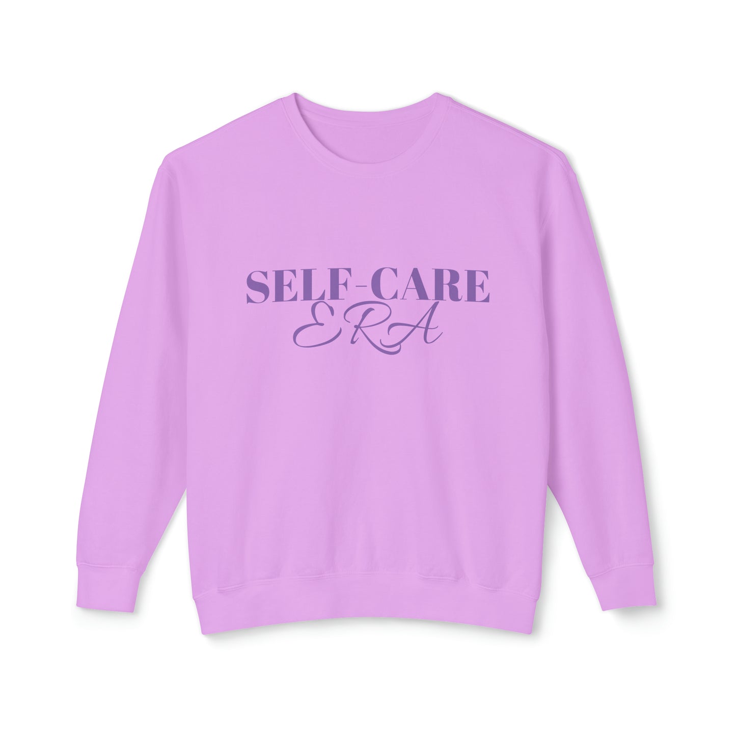 SELF CARE ERA Lightweight Crewneck Sweatshirt