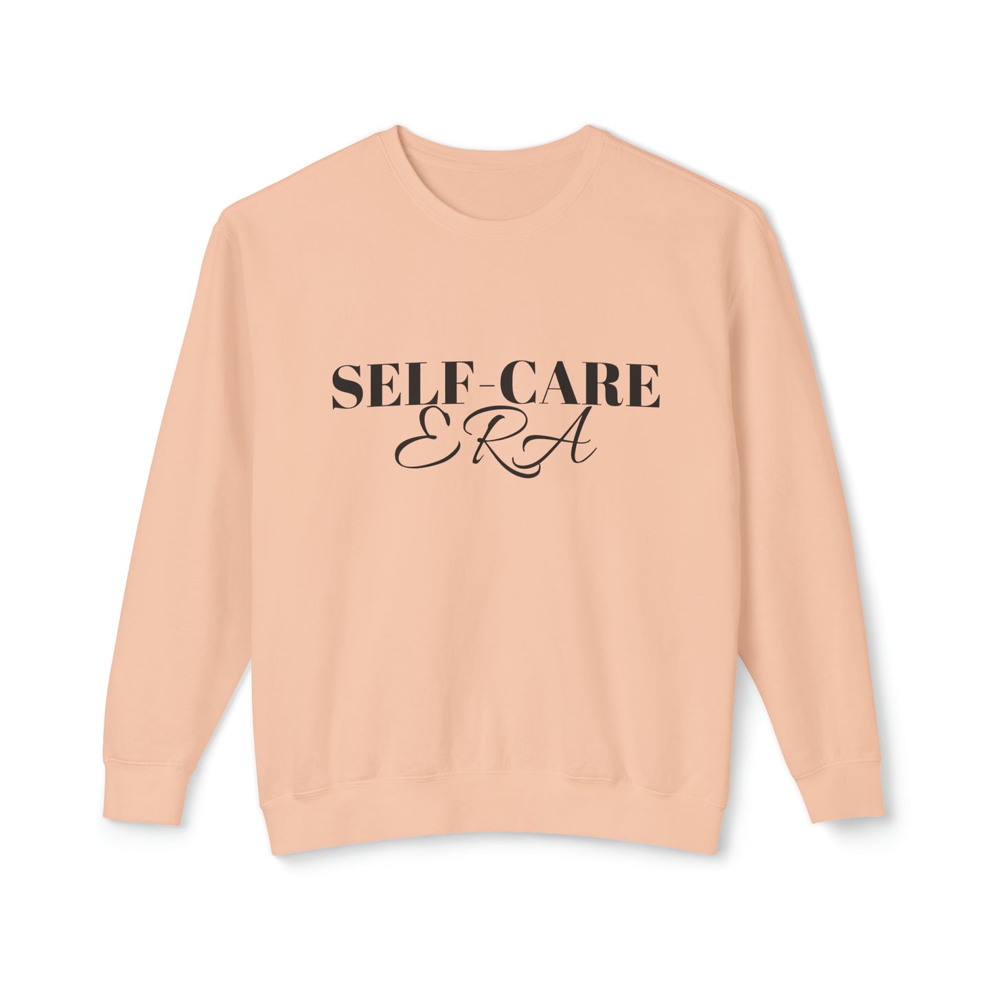 SELF CARE ERA Lightweight Crewneck Sweatshirt